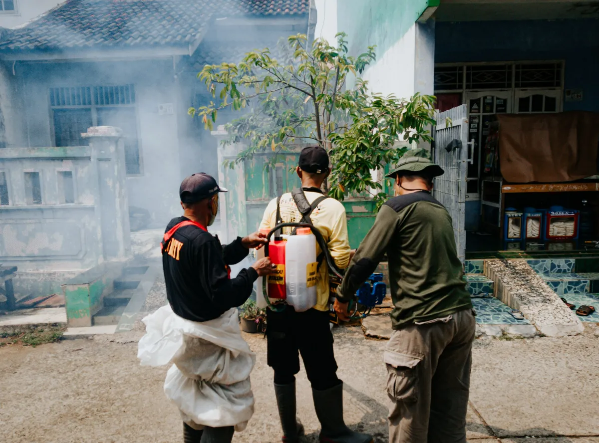 BugMD Essential Pest Control concentrate and spray equipment